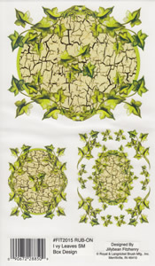 EZ Rub On For Small Boxes Ivy Leaves - 2015FIT