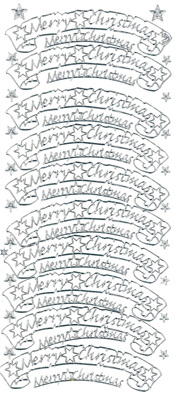 Merry Christmas on a Scroll Gold - 207G-Peel