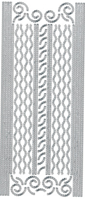 209G-Peel Borders And Corners Gold -DD6584