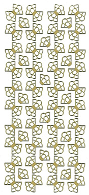 216G-Peel Borders And Corners Gold -DD6588
