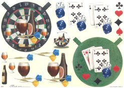 Swing Card - Darts and Poker. - 222001