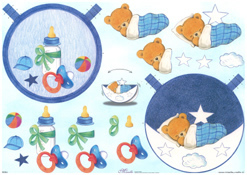 Swing Card - Baby Boy. - 222004