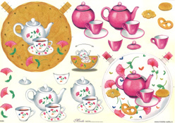 Swing Card - Teapot. - 222006