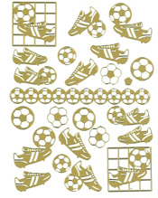 225G-Peel 3D Football-Football Boots Gold -3DS8061