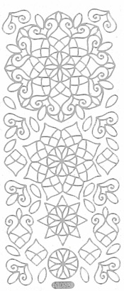 236G-Peel 3D Circular Pattern Gold - 9180029-1084