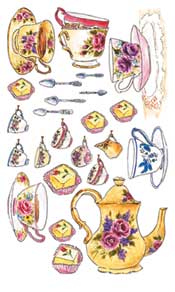 Romantic Tea Rub On - 244PAR