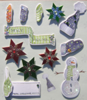 Winter is Coming Embelishment Christmas Time - 2504SUG