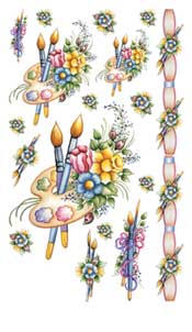 Brush Palette Rub on - 250FIT