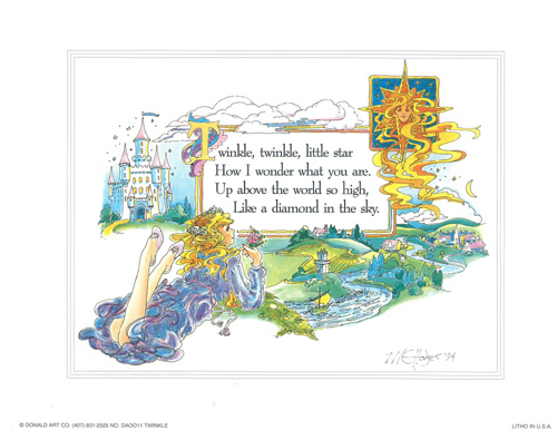 Twinkle Twinkle Little Star 8125 Prints 10 x 8 - 2569