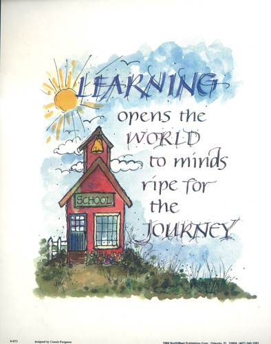 Learning 673 Print Size 10 x 8 - 2582