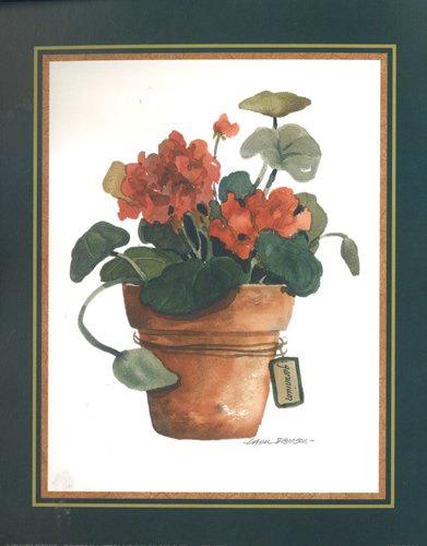 Geranium 5930 Print Size 10 x 8 - 2593