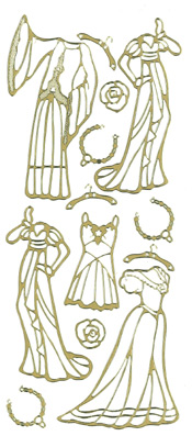 Evening Gown-Dress Silver - 267S-Peel