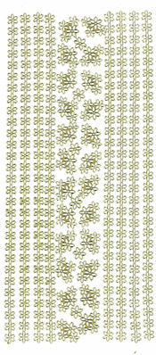 271G-Peel Borders And Corners Gold - DD6935