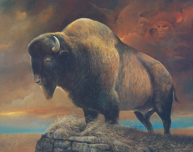 Buffalo Arrival Size 10 x 8 - 2813