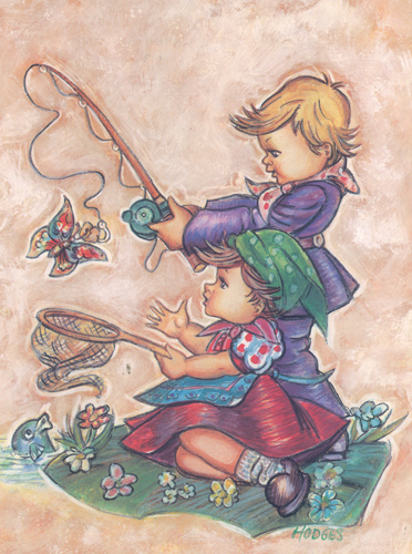 Childs Play Fishing 8 x 6 - 2859