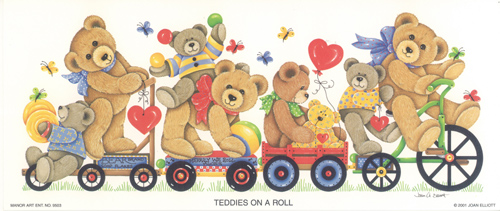 Teddies On A Roll 4x10 - 2887B