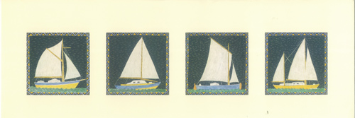 Sailing Boats 6 x 16 - 2987