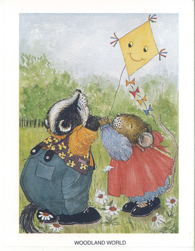 Woodland World kite 8 x 6 - 2989
