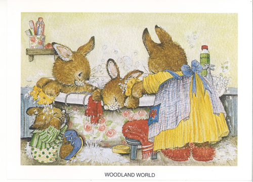 Woodland World Bathtime 8 x 6 - 2991