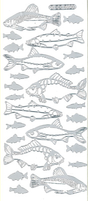 Fish- Fishing - Mens Silver - 309S-Peel