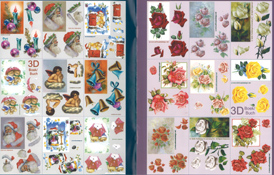 A4 Book of Flowers Decoupage with 216 Projects - 320006