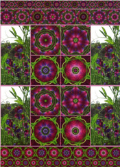 Sweet Peas A4 Card - 32405