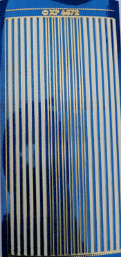 Straight Lines Holographic Blue - 327B-Peel