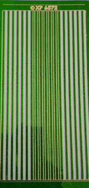 Straight Lines Holographic Green - 327GR-Peel