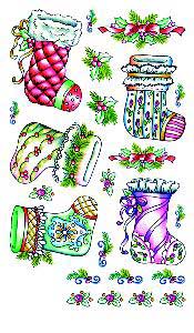 Victorian Stockings Rub On - 347GFIT