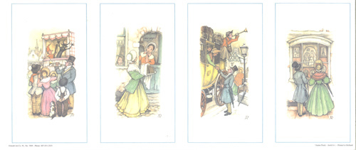 Anton Pieck Set of 4 Pictures - 3521