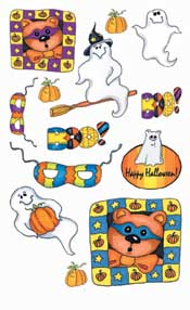 Bear Ghosts Rub On - 352GRE