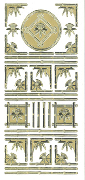 Oriental Borders Silver - 361S-Peel