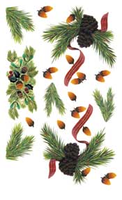 Acorns and Pine Cones - 376GFOR