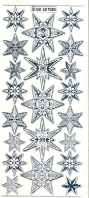 Stars Silver Transparent - 390ST-Peel