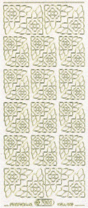 Glitter - Corners Gold - 407G-peel