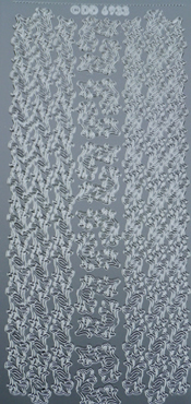 413S-Peel Borders and Corners Silver - DD6933