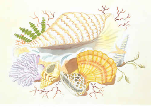 Light Houses and dolphins Sheet A5 Size - 416J