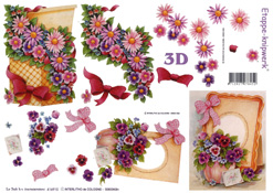 Pansies and Frame - 416910