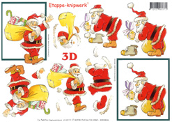 Santa With His Bag - 4169101