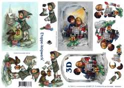 Little Boy and Girl At Christmas - 4169113