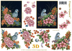 Dove and Flowers - 4169120