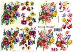 Pansies And Tulips - 4169124