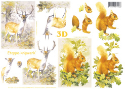 Squerrel and Deer - 4169146