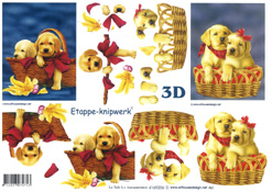 Dogs In Baskets - 4169206