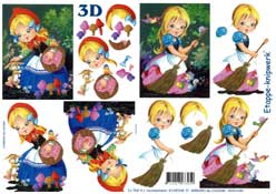 Girl Sweeping - 4169268