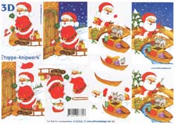 Santa Knocking With Boat - 4169306