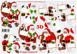 Father Christmas And Dog - 4169348
