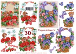 Flowers and Bears - 4169425