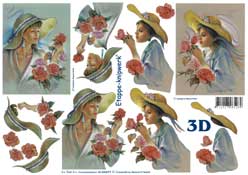 Lady in Hat - 4169427