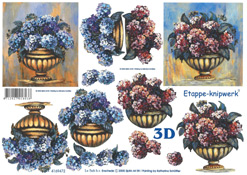 Pink and Blue Flowers - 4169472